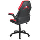 Red |#| High Back Red/Black Racing Style Ergonomic Gaming Chair with Flip-Up Arms