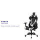 Black |#| Racing Gaming Ergonomic Chair with Fully Reclining Back in LeatherSoft