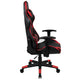 Red |#| Racing Gaming Ergonomic Chair with Fully Reclining Back in LeatherSoft