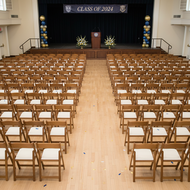 Hercules Folding Chair Graduation Ceremony 200x200